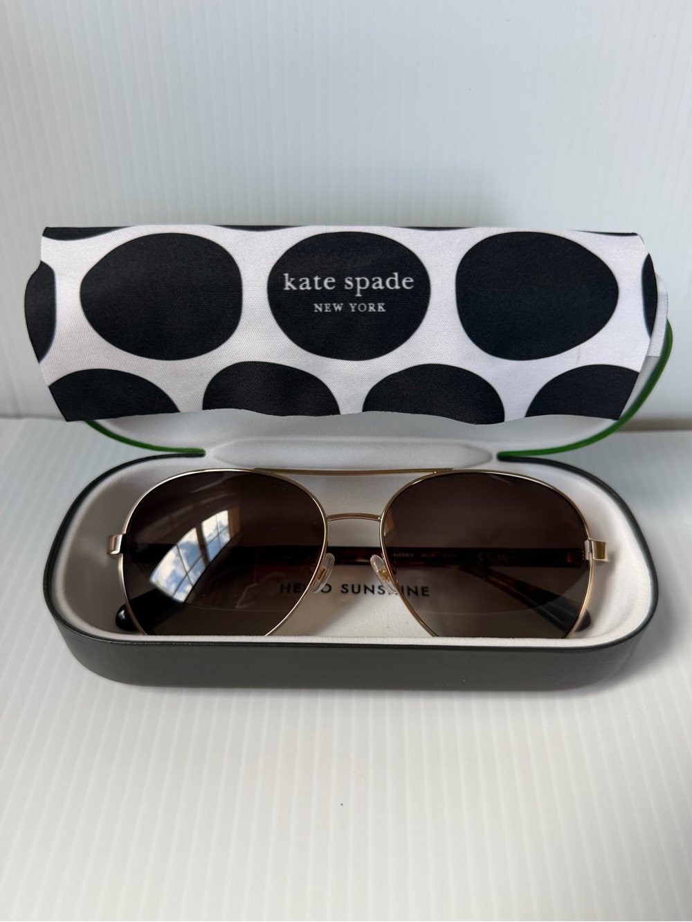 NWOT Kate Spade Averie/S aviator sunglasses